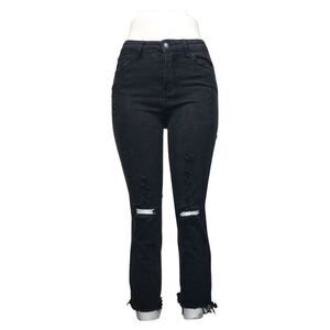Flying Monkey Black Distressed Jeans